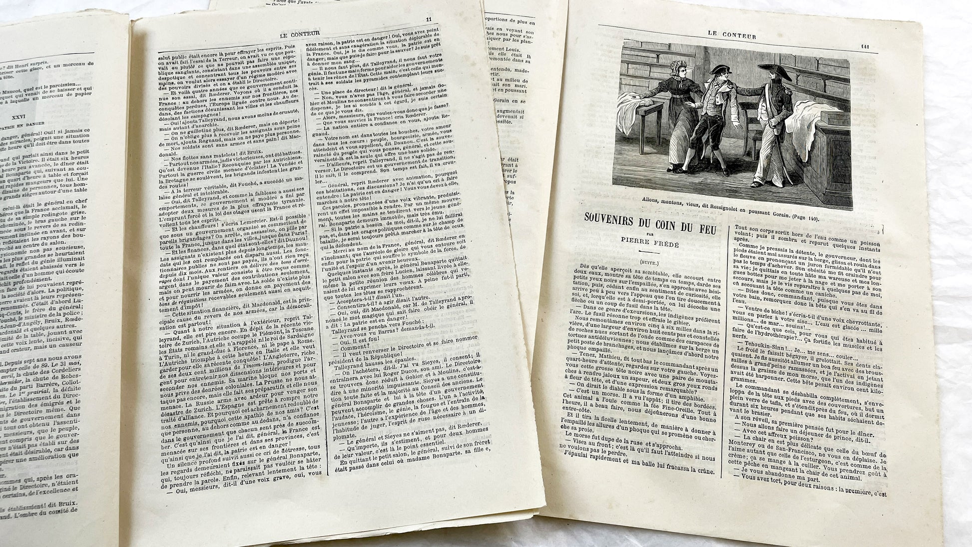 Late 19th - French Illustrated Periodicals Le Conteur - Historical News And Literature - 1881 Paris Print - Two Issues - Engravings