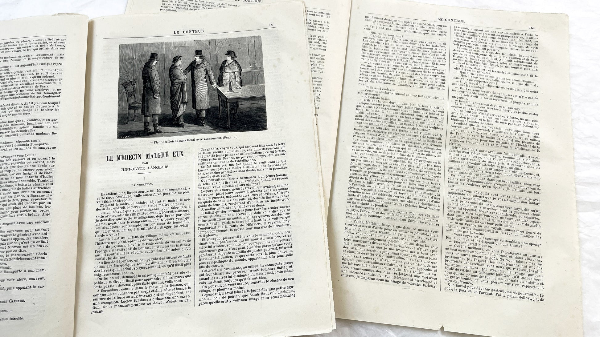 Late 19th - French Illustrated Periodicals Le Conteur - Historical News And Literature - 1881 Paris Print - Two Issues - Engravings