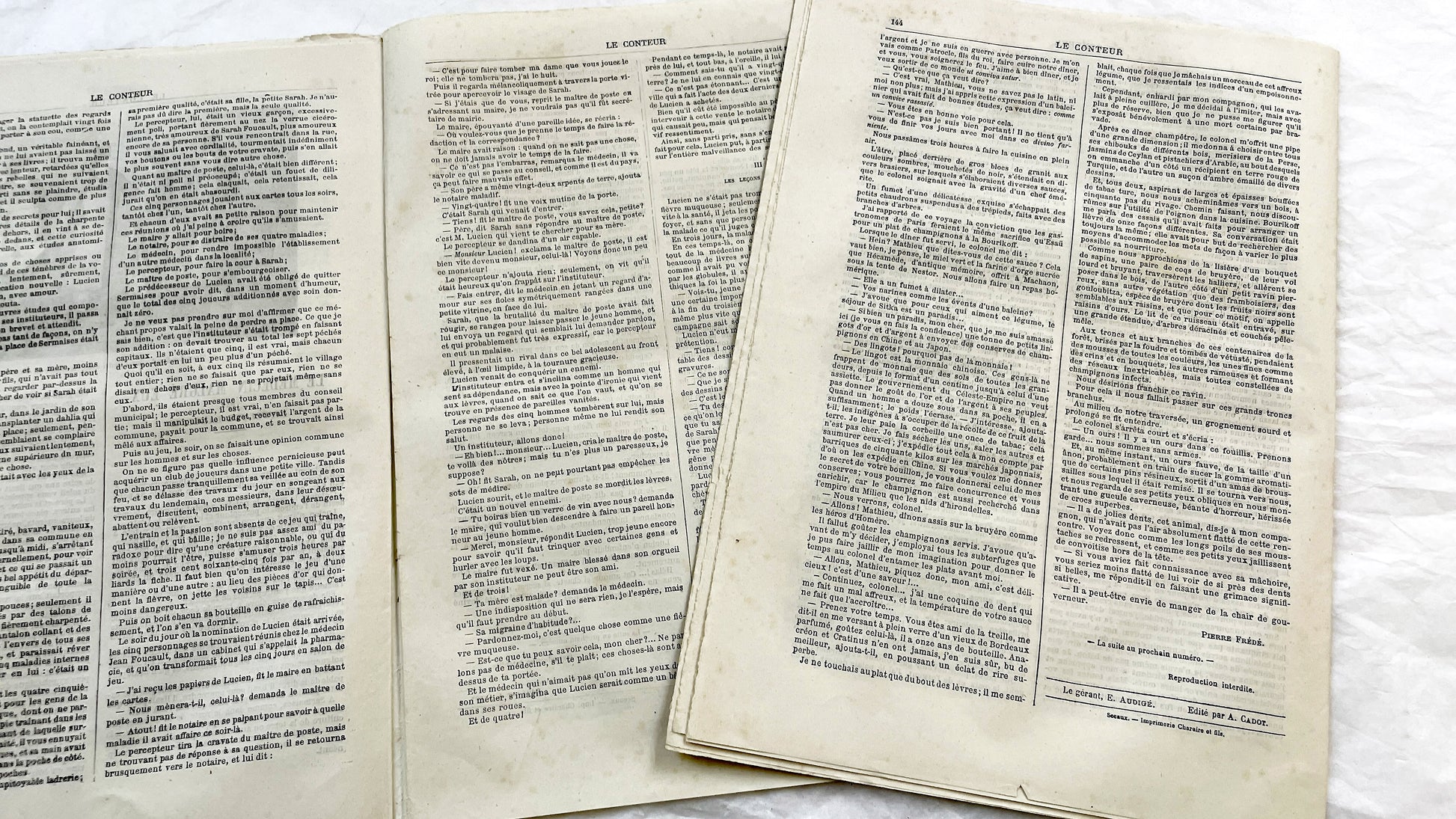 Late 19th - French Illustrated Periodicals Le Conteur - Historical News And Literature - 1881 Paris Print - Two Issues - Engravings