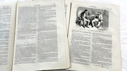 Late 19th - French Literary Journals Le Conteur - Historic Illustrated Newspapers - Fiction - Biographies - Voyages - Collectible Editions