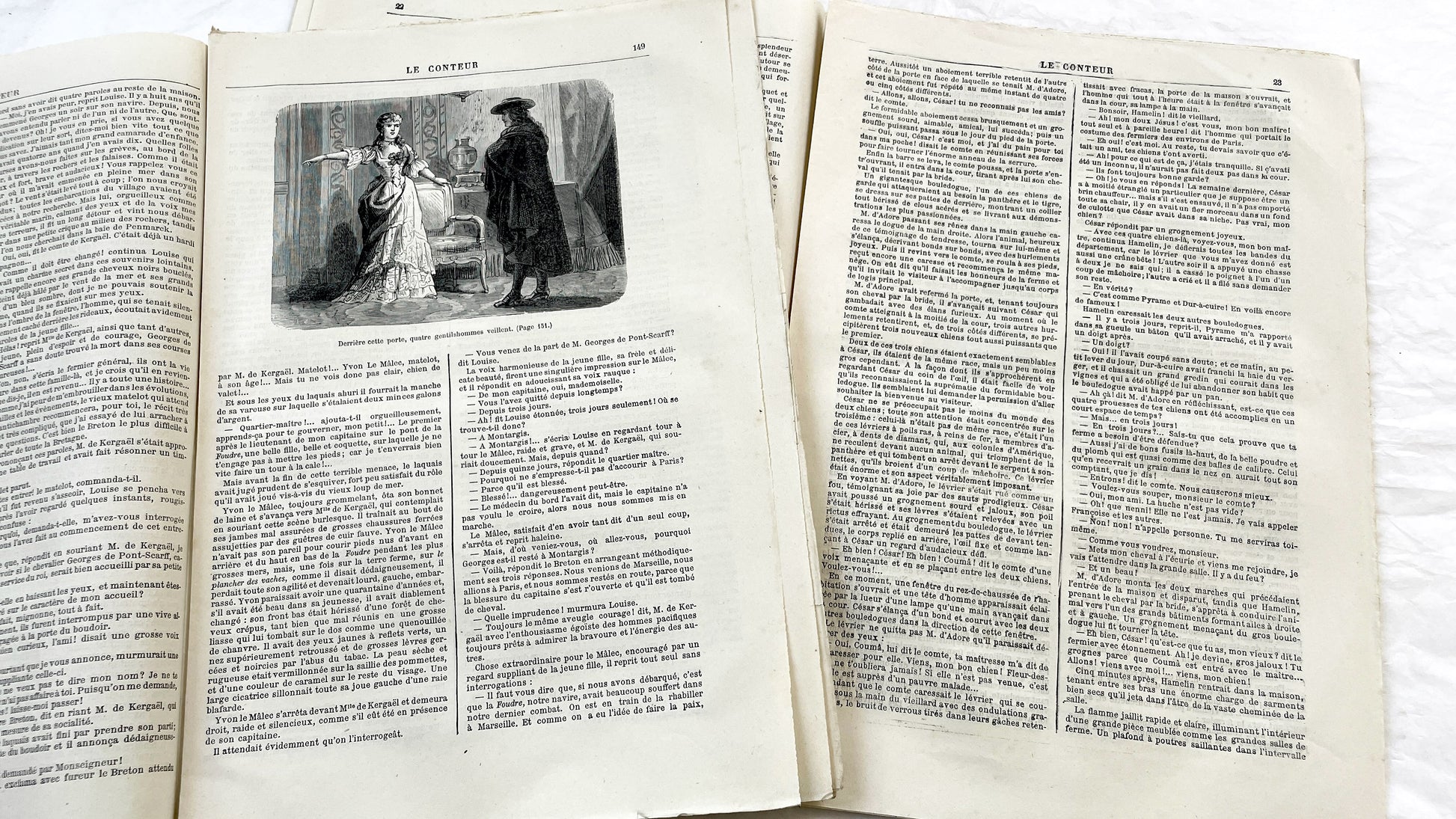 Late 19th - French Literary Journals Le Conteur - Historic Illustrated Newspapers - Fiction - Biographies - Voyages - Collectible Editions