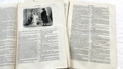 Late 19th - French Literary Journals Le Conteur - Historic Illustrated Newspapers - Fiction - Biographies - Voyages - Collectible Editions