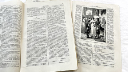 Late 19th - French Literary Journals Le Conteur - Historic Illustrated Newspapers - Fiction - Biographies - Voyages - Collectible Editions