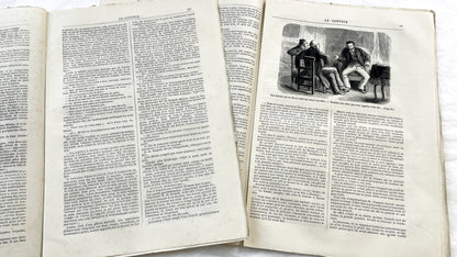 Late 19th - Original French Periodical Newspaper - Le Conteur - Historical Literary Journal - Two Issues From 1881