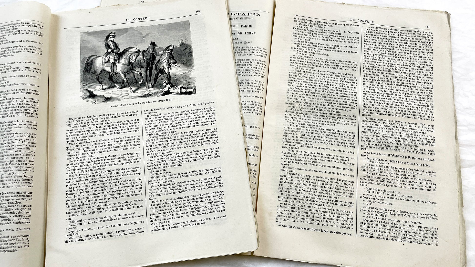 Late 19th - Original French Periodical Newspaper - Le Conteur - Historical Literary Journal - Two Issues From 1881