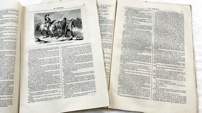 Late 19th - Original French Periodical Newspaper - Le Conteur - Historical Literary Journal - Two Issues From 1881