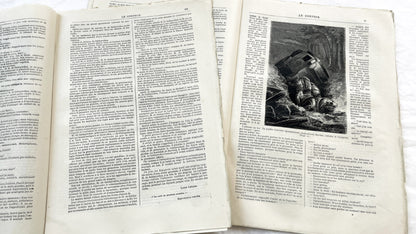 Late 19th - Original French Periodical Newspaper - Le Conteur - Historical Literary Journal - Two Issues From 1881