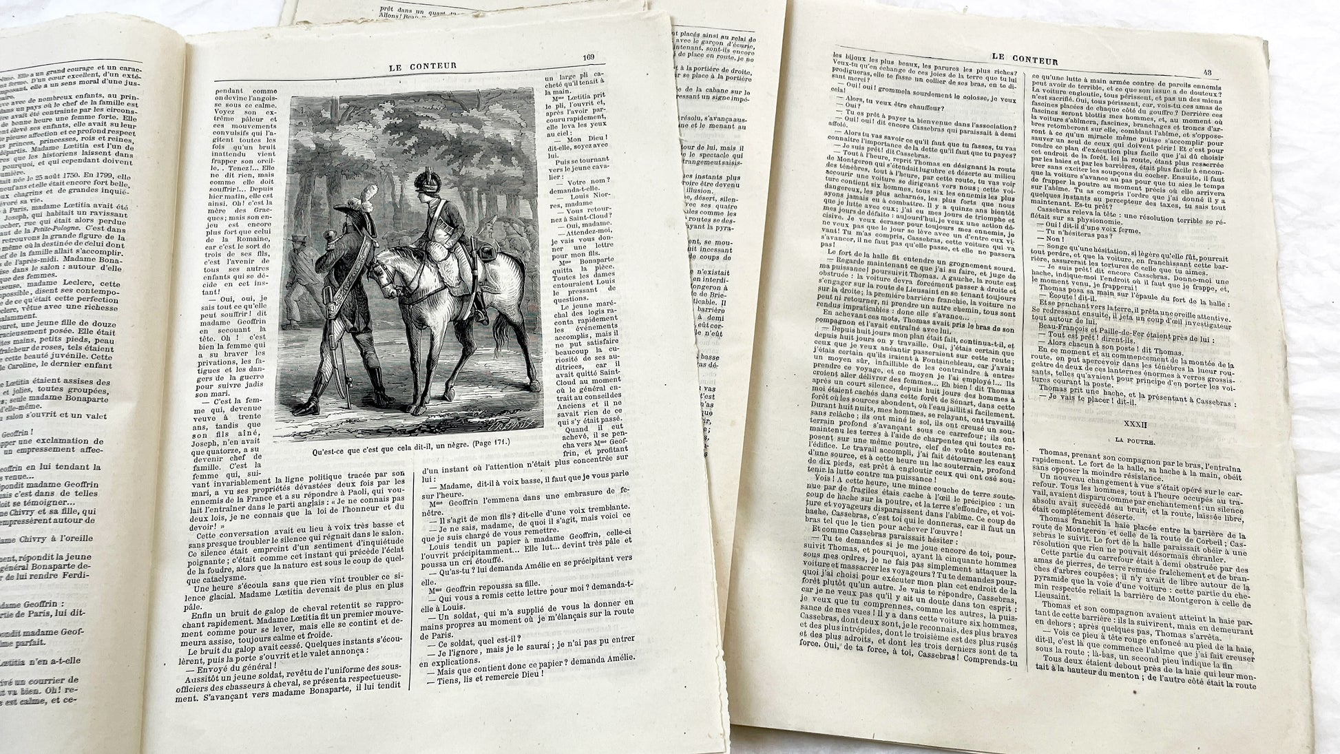 Late 19th - Original French Periodical Newspaper - Le Conteur - Historical Literary Journal - Two Issues From 1881