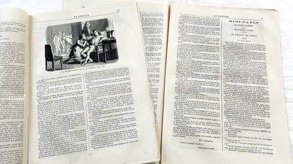 Late 19th - French Illustrated Newspaper Le Conteur - 1881 Editions - Literature, History, Tales, & Travel Periodical