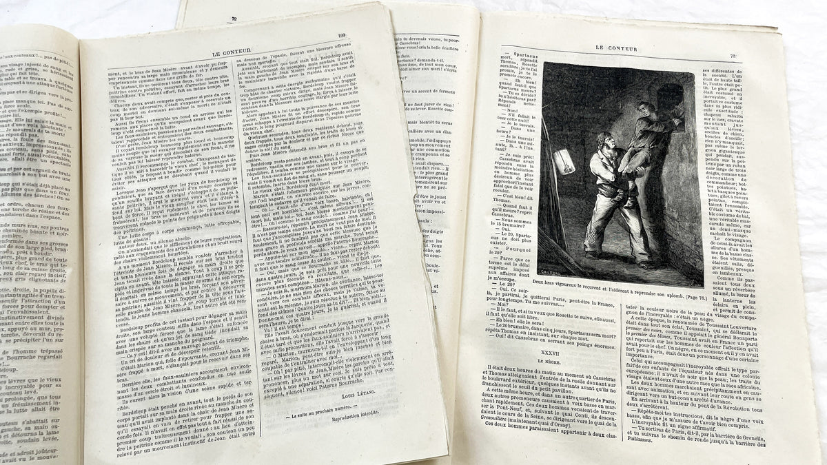 Late 19th - French Illustrated Newspaper Le Conteur - 1881 Editions - Literature, History, Tales, & Travel Periodical