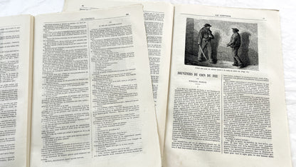 Late 19th - French Illustrated Newspaper Le Conteur - 1881 Editions - Literature, History, Tales, & Travel Periodical