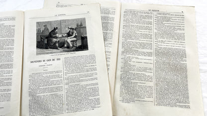 Late 19th - French Illustrated Newspaper Le Conteur - 1881 Editions - Literature, History, Tales, & Travel Periodical