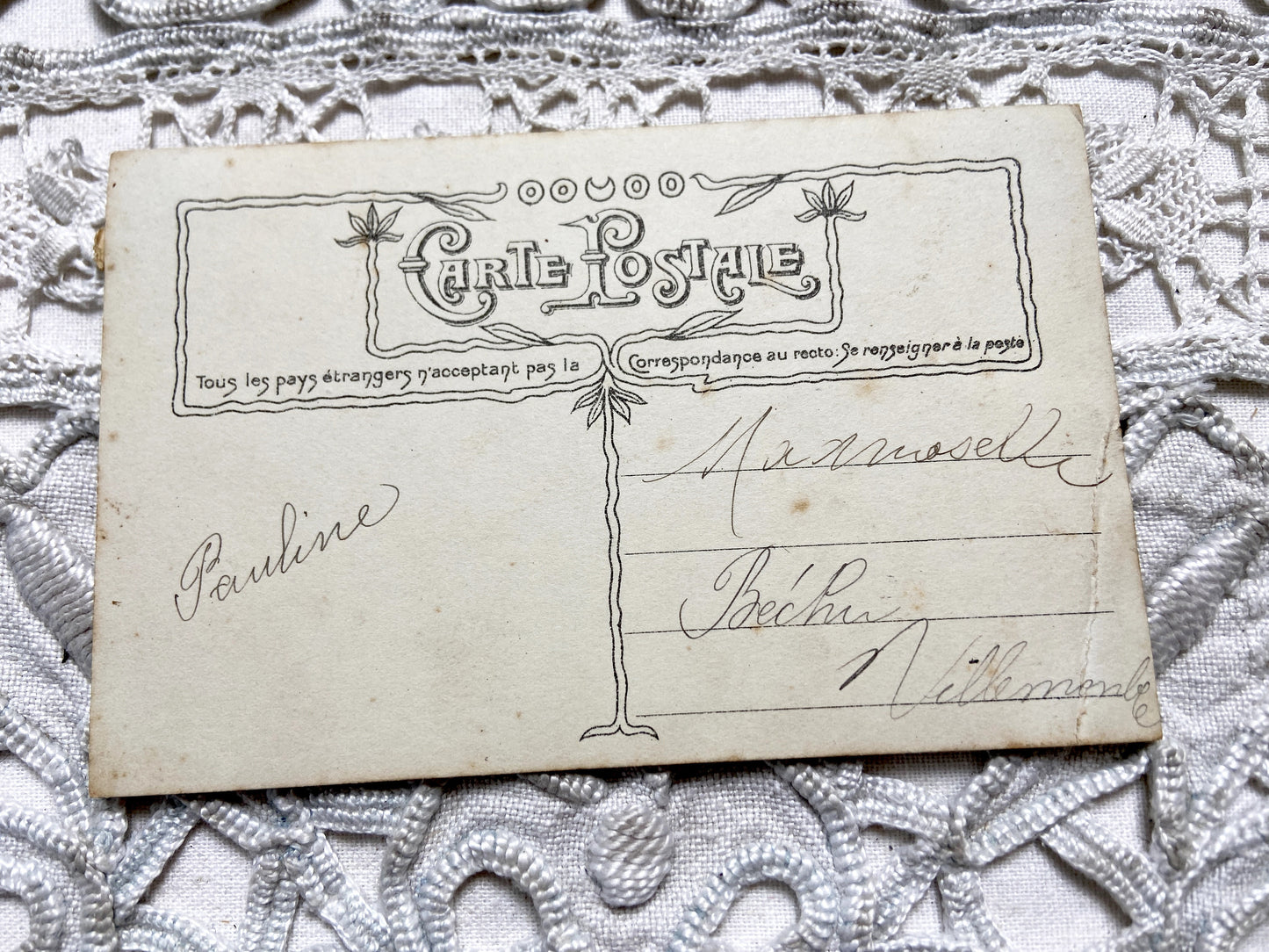 1900s - Antique French Marthe Regnier Postcard - The Queens Of Fashion Belle Époque Actress Portrait - Hand Colored Collectible Ephemera