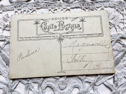 1900s - Antique French Marthe Regnier Postcard - The Queens Of Fashion Belle Époque Actress Portrait - Hand Colored Collectible Ephemera