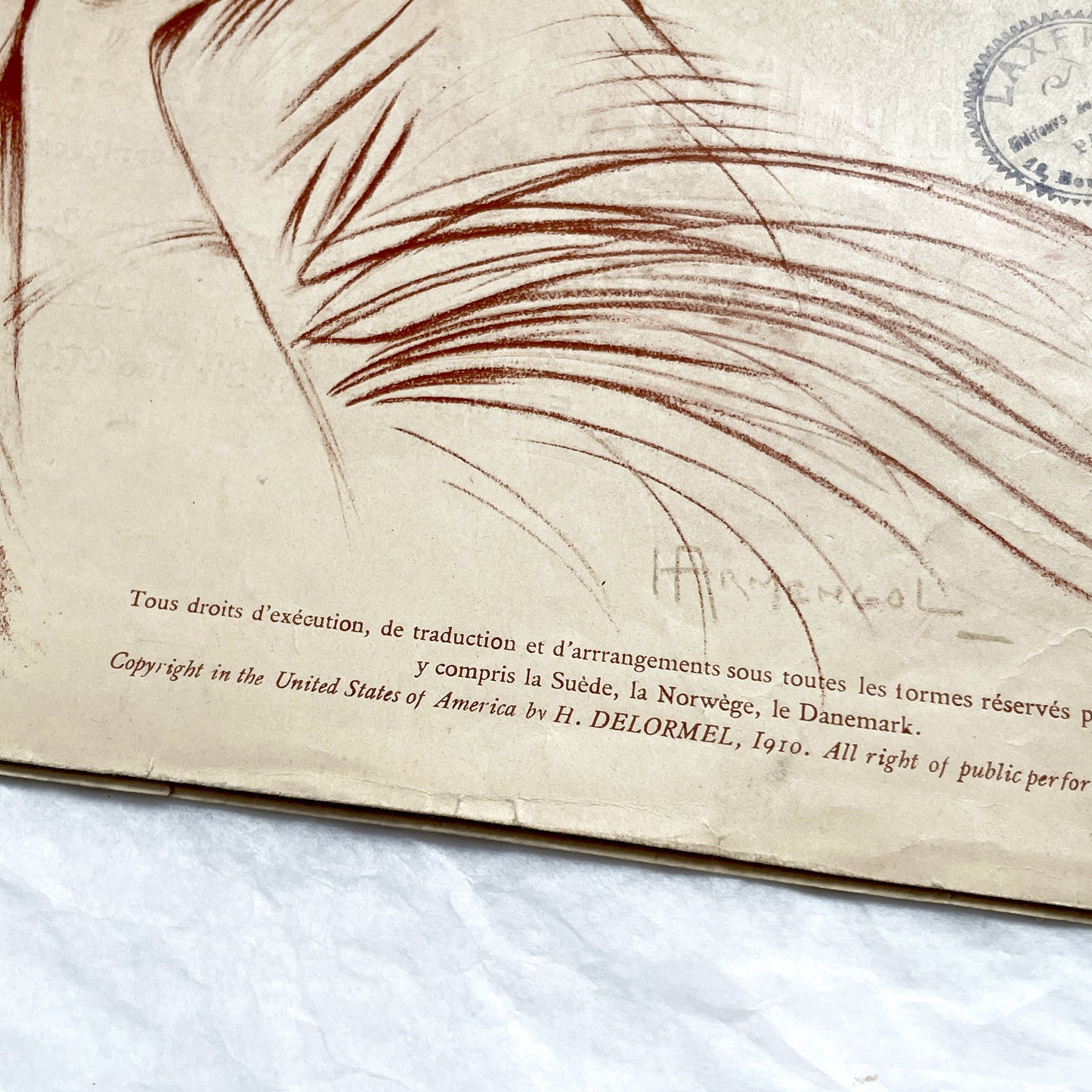 1910s - Vintage French Sheet Music - Tu Ne Sauras Jamais! - Joseph Rico - Georges Millandy - Romantic Waltz - H. Delormel Paris