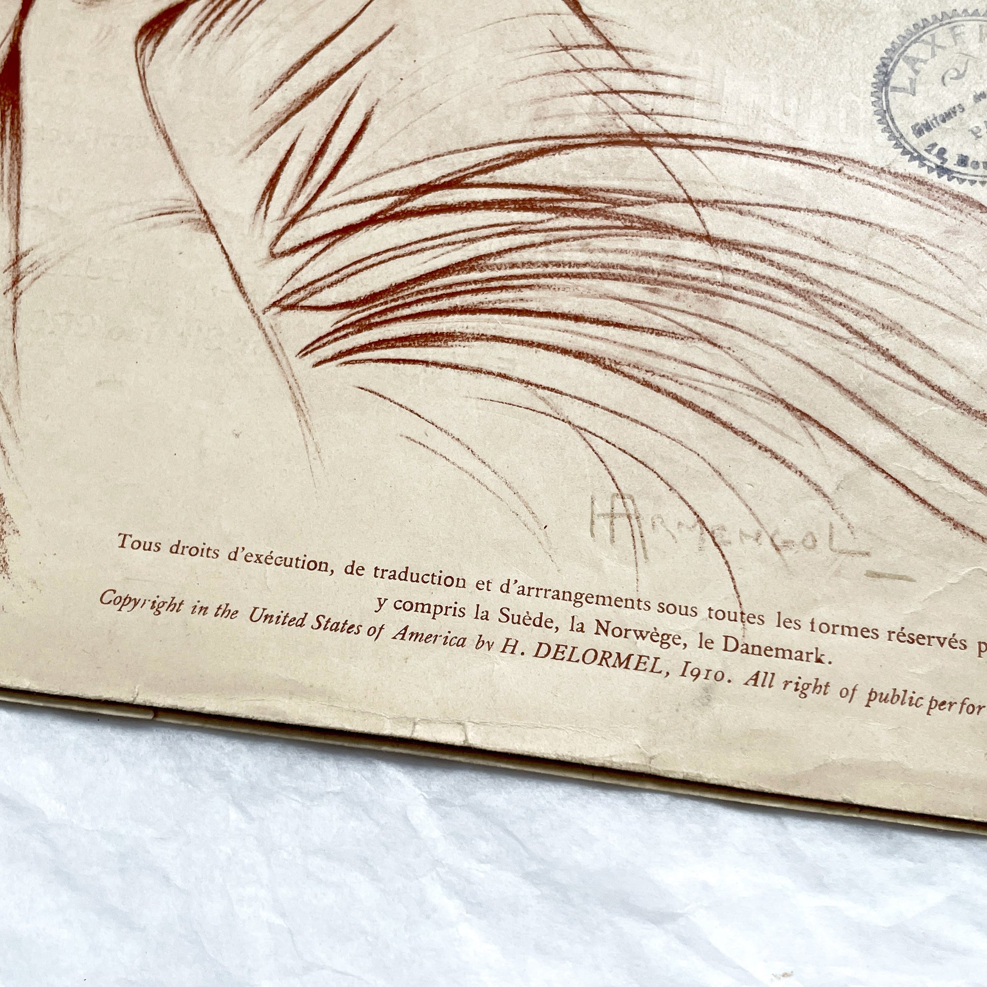 1910s - Vintage French Sheet Music - Tu Ne Sauras Jamais! - Joseph Rico - Georges Millandy - Romantic Waltz - H. Delormel Paris