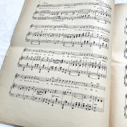 1910s - Vintage French Sheet Music - Tu Ne Sauras Jamais! - Joseph Rico - Georges Millandy - Romantic Waltz - H. Delormel Paris