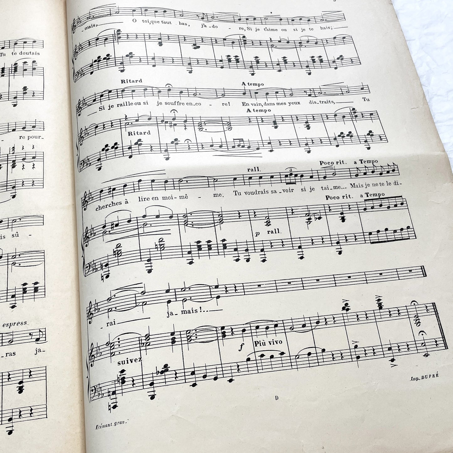 1910s - Vintage French Sheet Music - Tu Ne Sauras Jamais! - Joseph Rico - Georges Millandy - Romantic Waltz - H. Delormel Paris