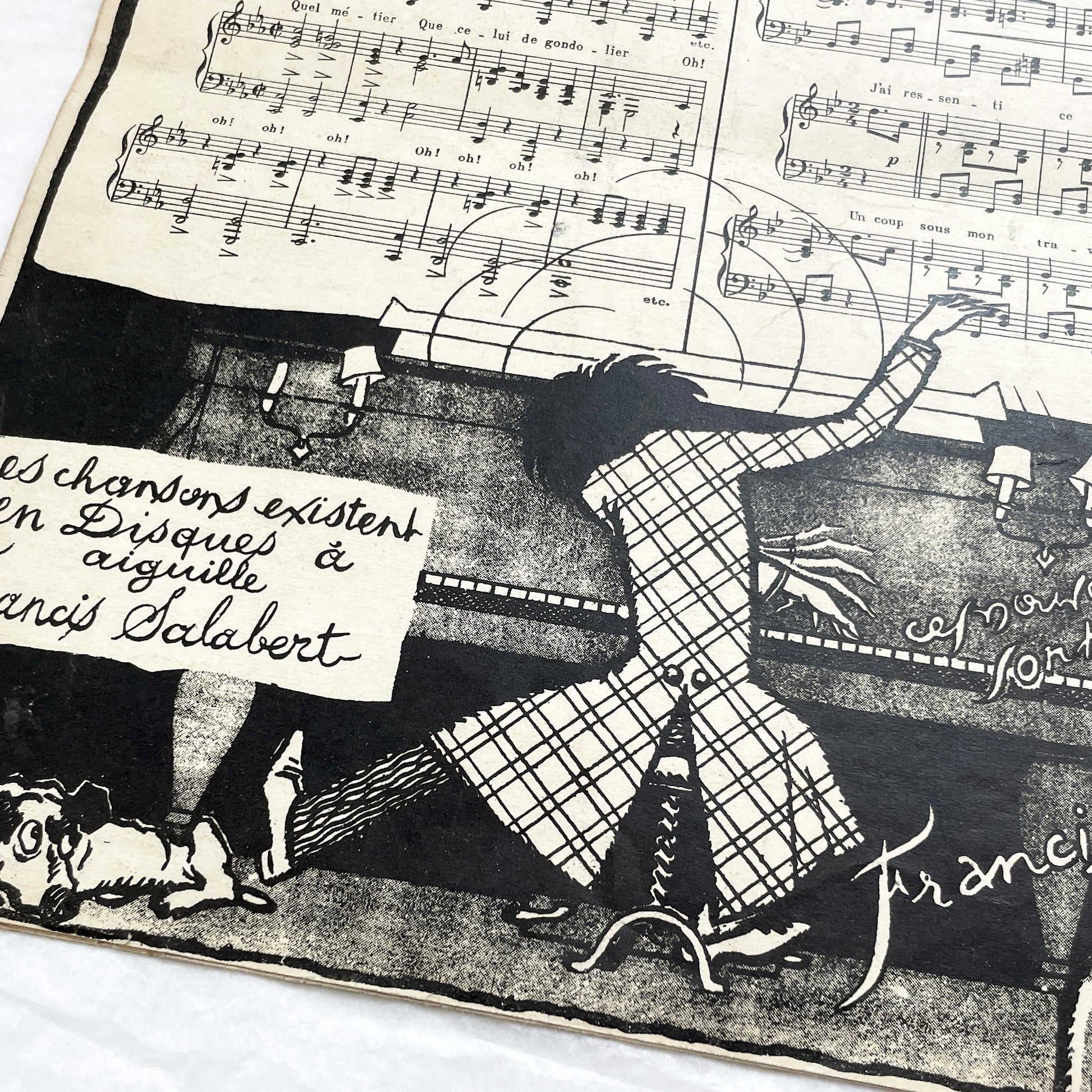 1920s - Vintage French Operetta Sheet Music - Lulu Opérette en 3 Actes - Un P'tit Quelque Chose - Francis Salabert Edition - Mlle Davia