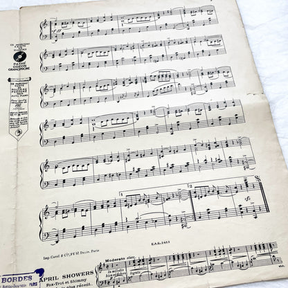 1920s - Vintage French Music Sheet - 'C'est Jeune Et Ça N'sait Pas' - Popular Song Of Casino De Paris
