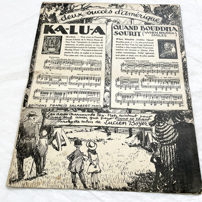 1920s - Vintage French Music Sheet - 'C'est Jeune Et Ça N'sait Pas' - Popular Song Of Casino De Paris