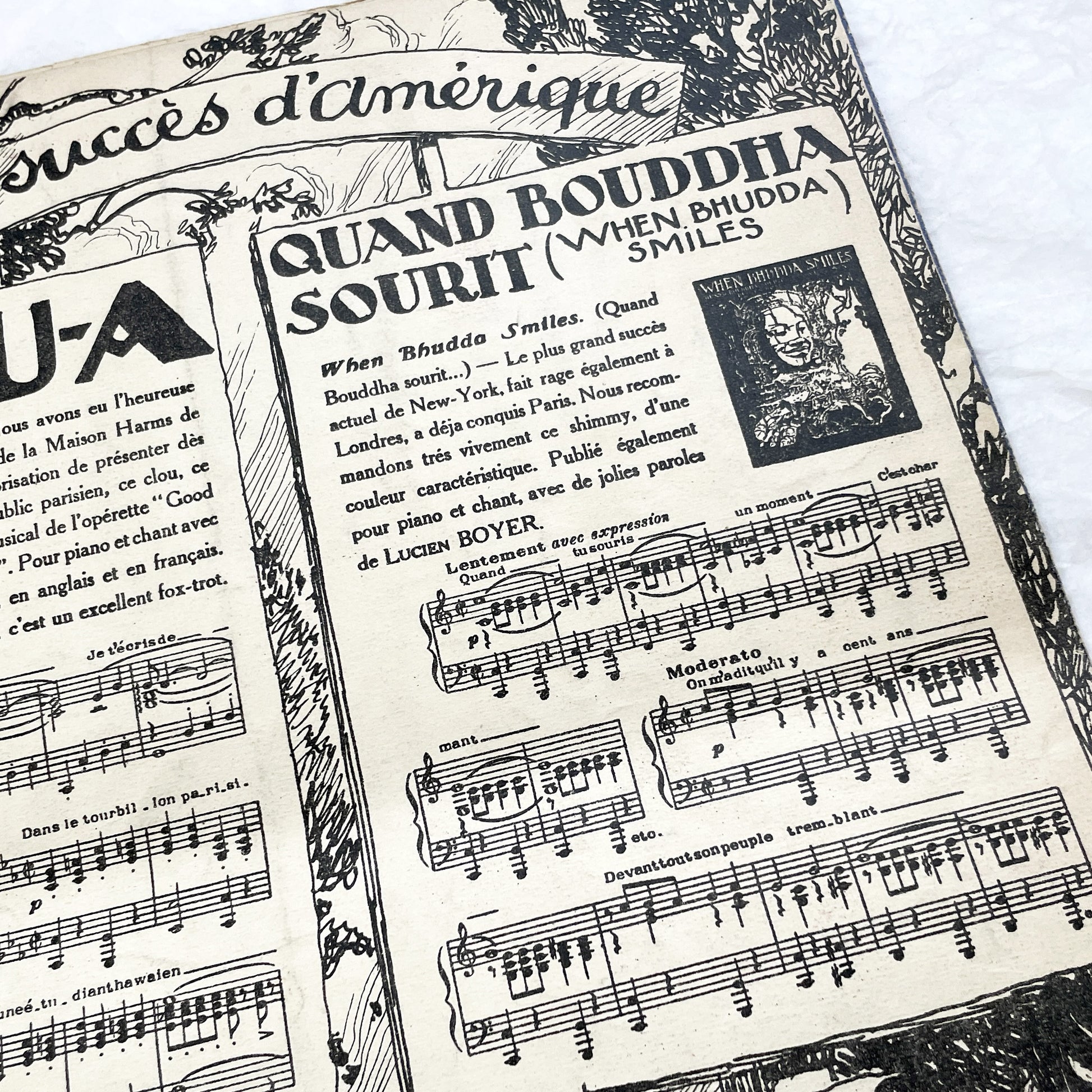 1920s - Vintage French Music Sheet - 'C'est Jeune Et Ça N'sait Pas' - Popular Song Of Casino De Paris