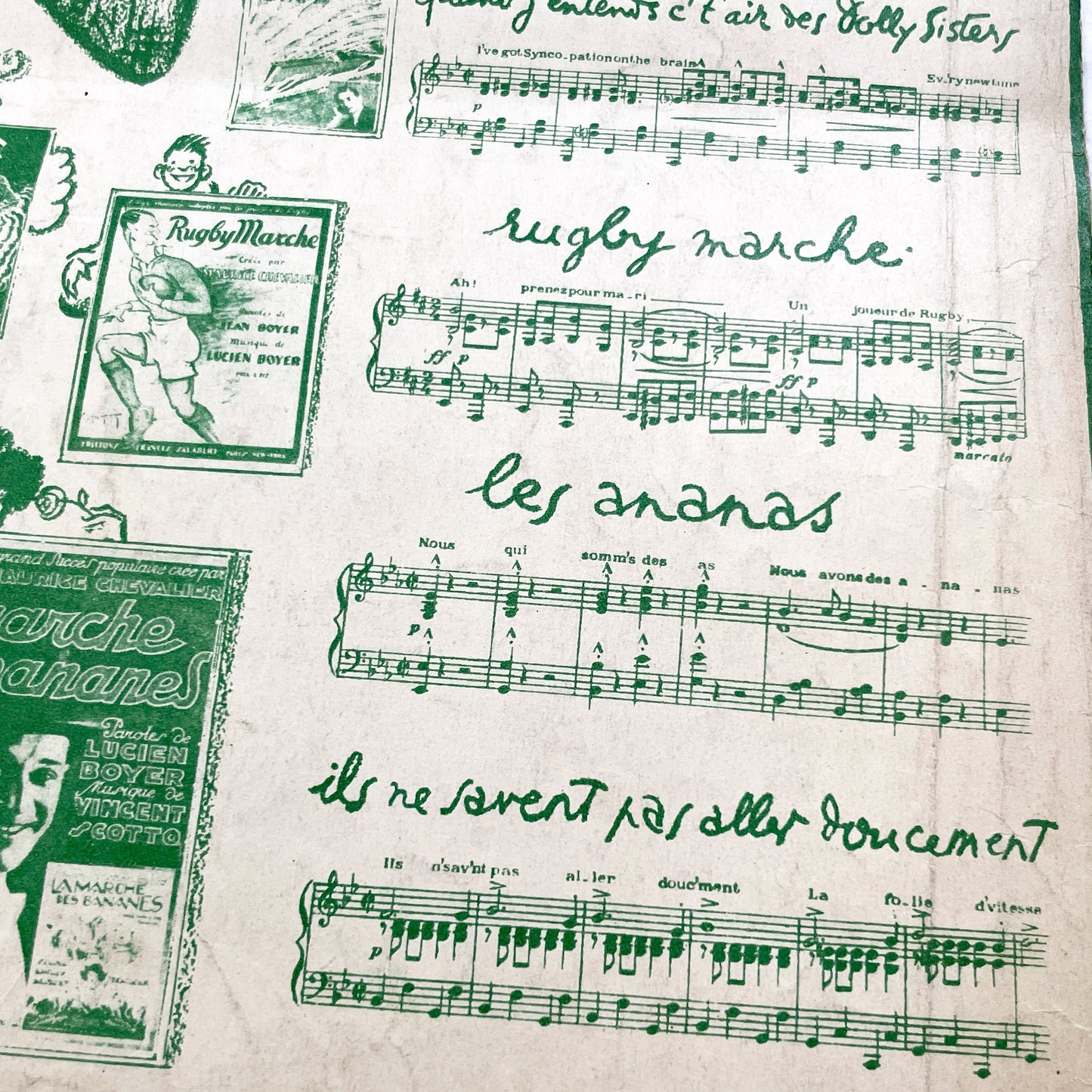 1920s - Vintage Music Sheet - 'Why Did I Kiss That Girl' - 'Pourquoi L'Aje Embrassée ?' - French-American Popular Song - Salabert