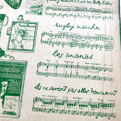 1920s - Vintage Music Sheet - 'Why Did I Kiss That Girl' - 'Pourquoi L'Aje Embrassée ?' - French-American Popular Song - Salabert