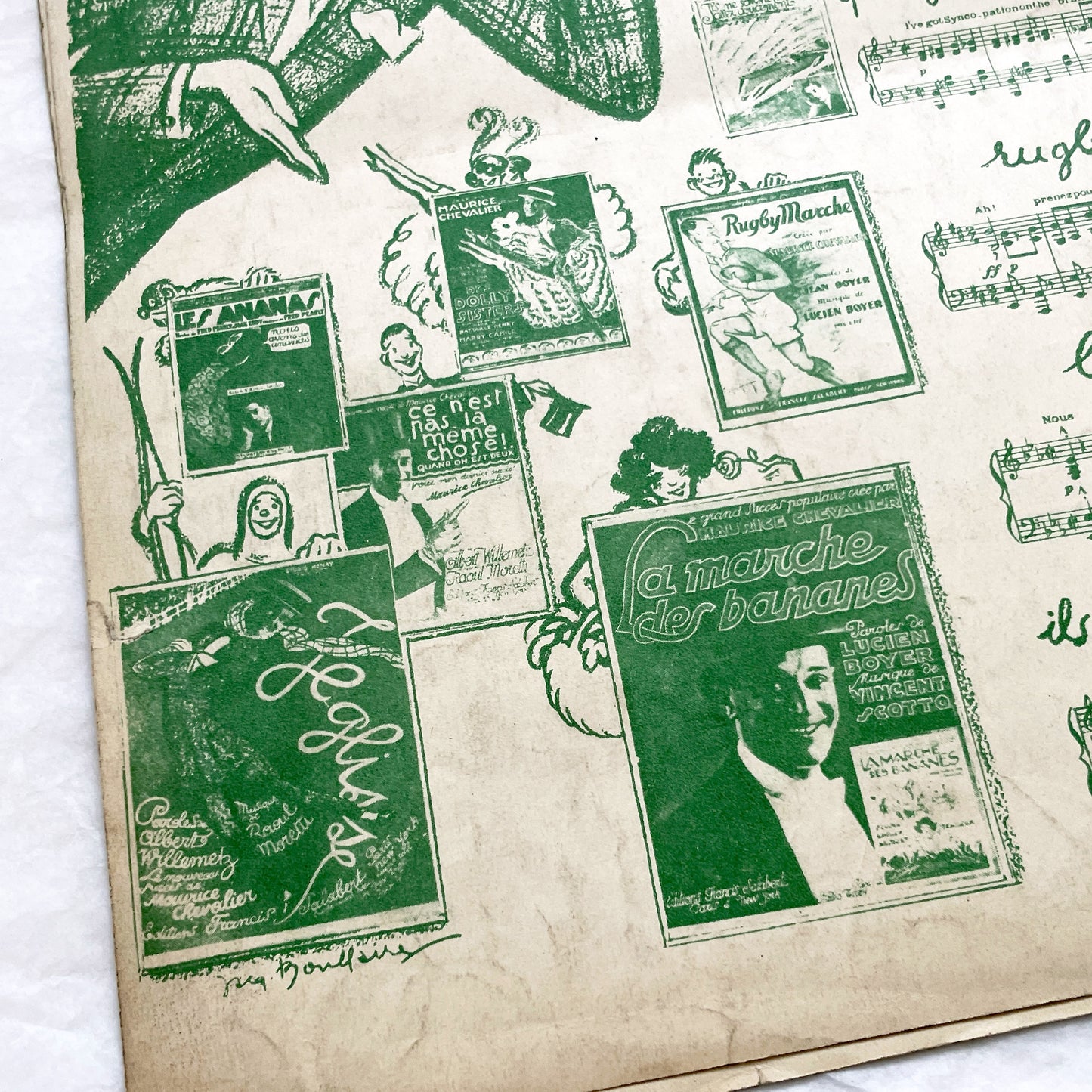 1920s - Vintage Music Sheet - 'Why Did I Kiss That Girl' - 'Pourquoi L'Aje Embrassée ?' - French-American Popular Song - Salabert
