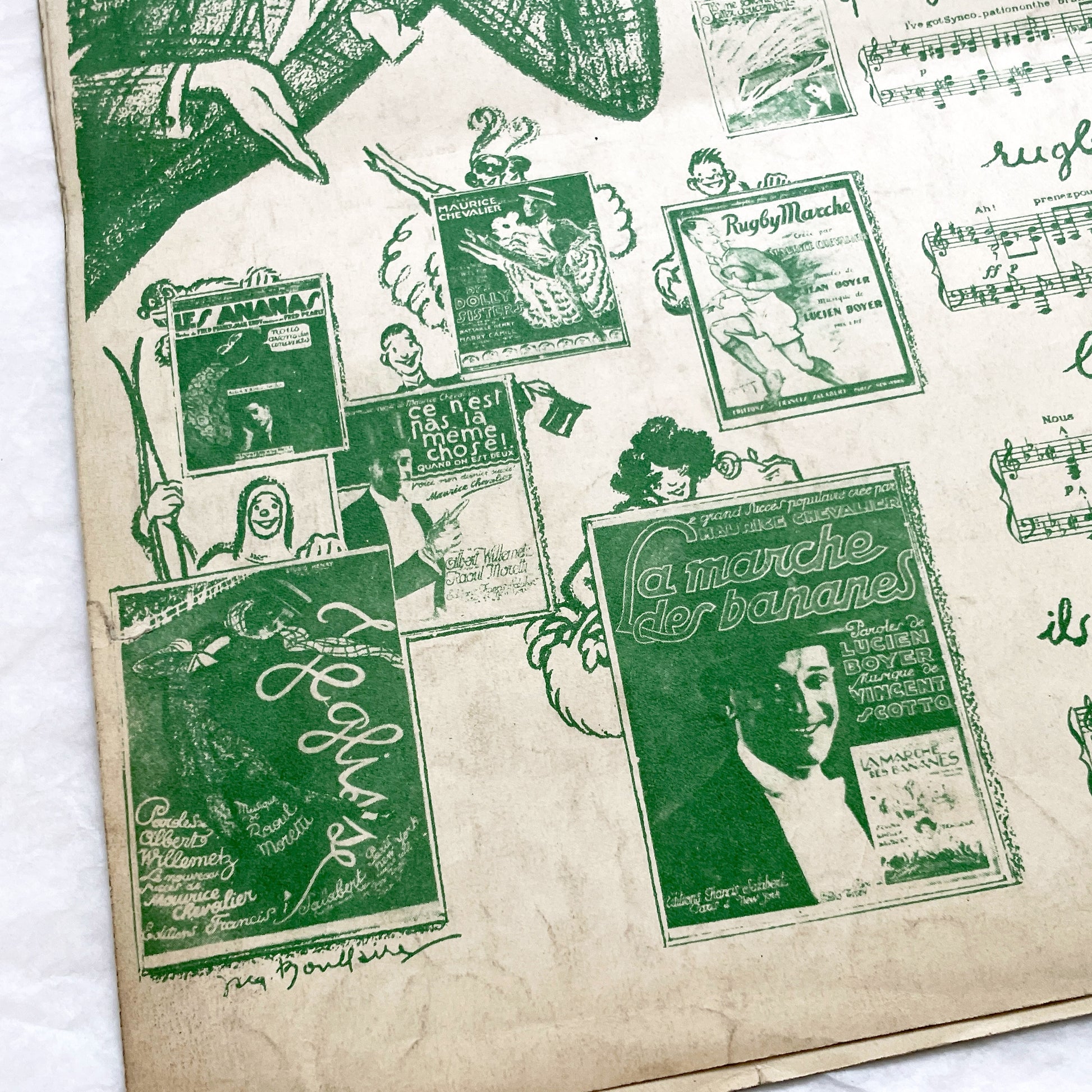1920s - Vintage Music Sheet - 'Why Did I Kiss That Girl' - 'Pourquoi L'Aje Embrassée ?' - French-American Popular Song - Salabert