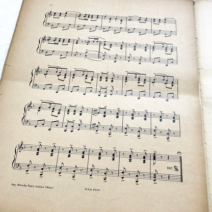 1920s - Vintage Sheet Music - Ah! Madame! Humpa! Humpa! Humpa! One-Step - Maurice Chevalier - Yvonne Vallée - Francis Salabert - French Pop