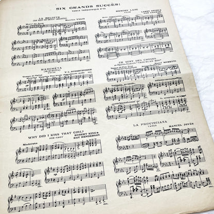 1920s - Vintage Sheet Music - Ah! Madame! Humpa! Humpa! Humpa! One-Step - Maurice Chevalier - Yvonne Vallée - Francis Salabert - French Pop