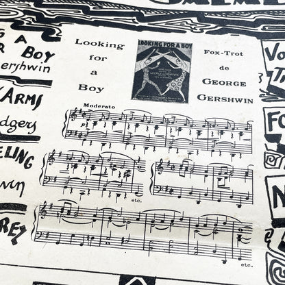 1920s - Vintage French Sheet Music 'Mon Paris' - Lucien Boyer & Vincent Scotto - Paris-Voyeur Revue - Gershwin Fox-Trot Adverts