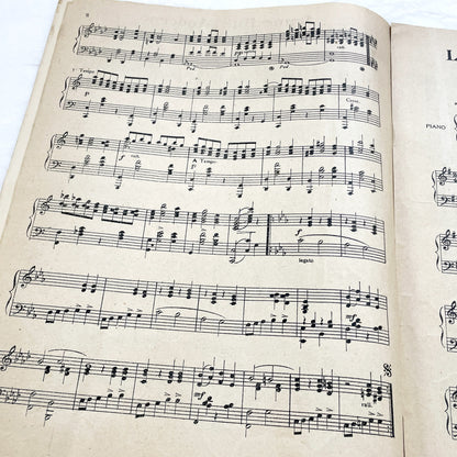 1927 Art Deco Sheet Music Magazine Mon Piano – French Musical Album with 3 Original Piano Pieces