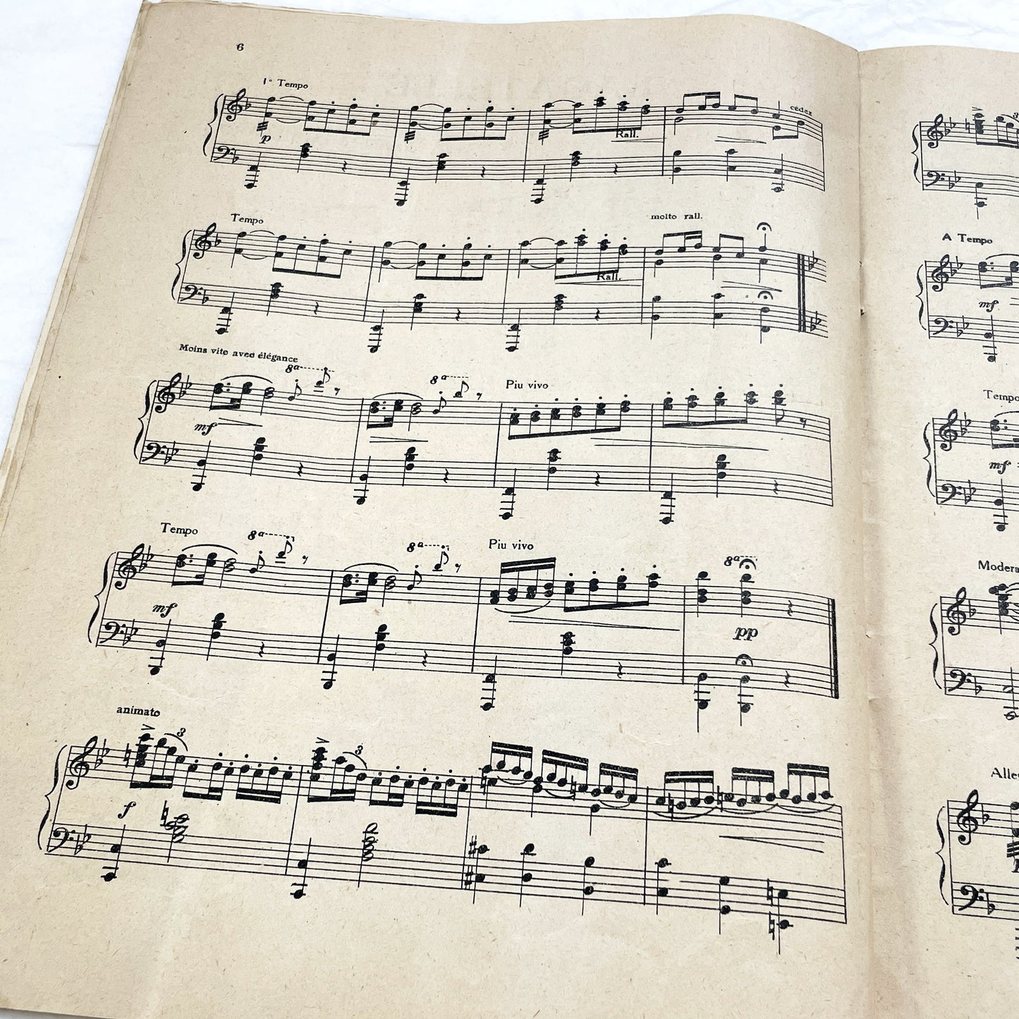 1927 Art Deco Sheet Music Magazine Mon Piano – French Musical Album with 3 Original Piano Pieces