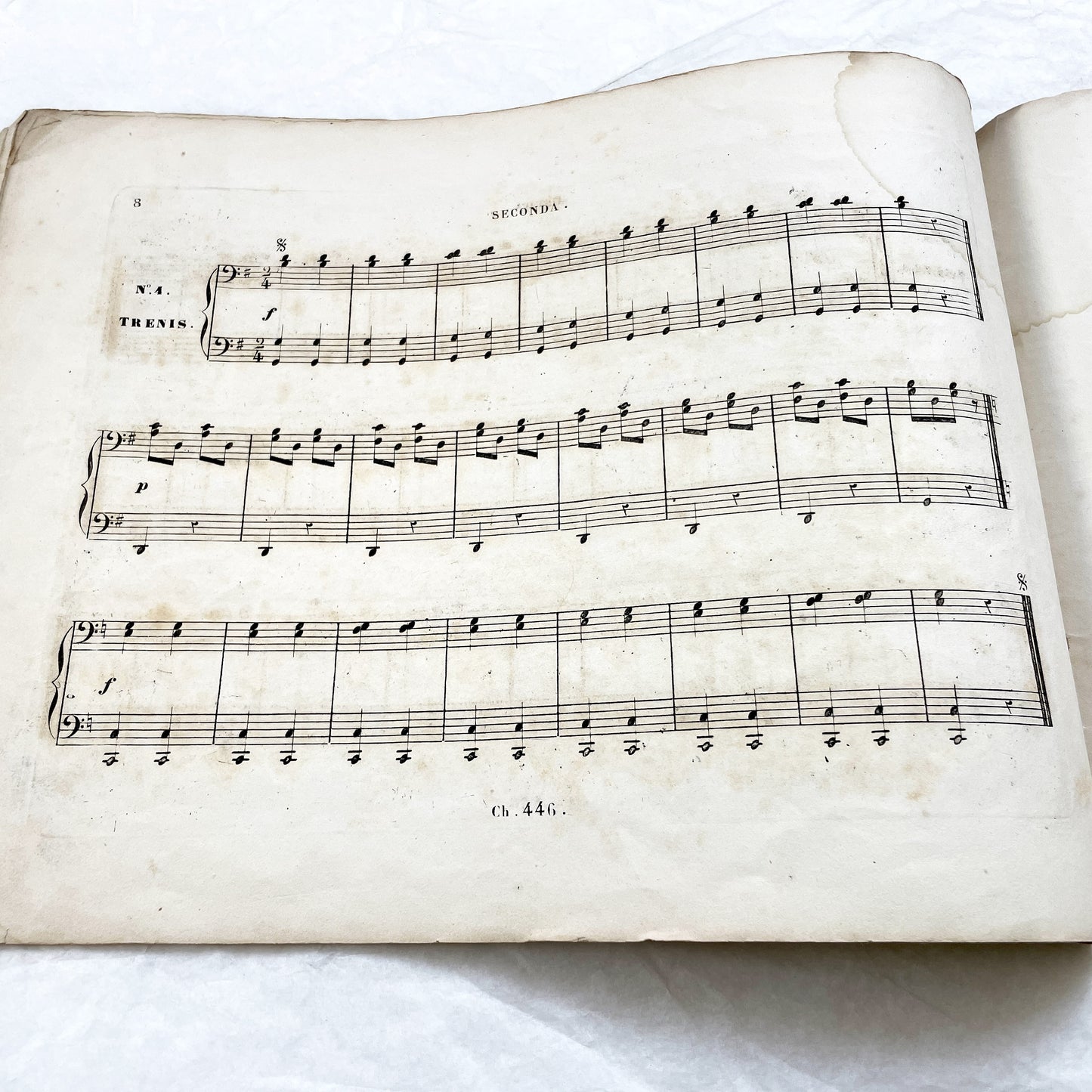 Mid 19th - Children's Piano Sheet Music - Five Quadrilles Collection - Easy Piano Pieces - French Publisher - Antique Musical Score Paris