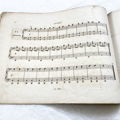 Mid 19th - Children's Piano Sheet Music - Five Quadrilles Collection - Easy Piano Pieces - French Publisher - Antique Musical Score Paris