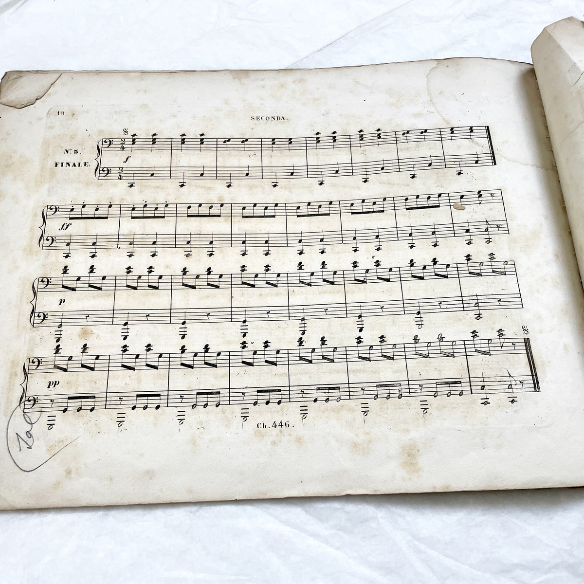 Mid 19th - Children's Piano Sheet Music - Five Quadrilles Collection - Easy Piano Pieces - French Publisher - Antique Musical Score Paris