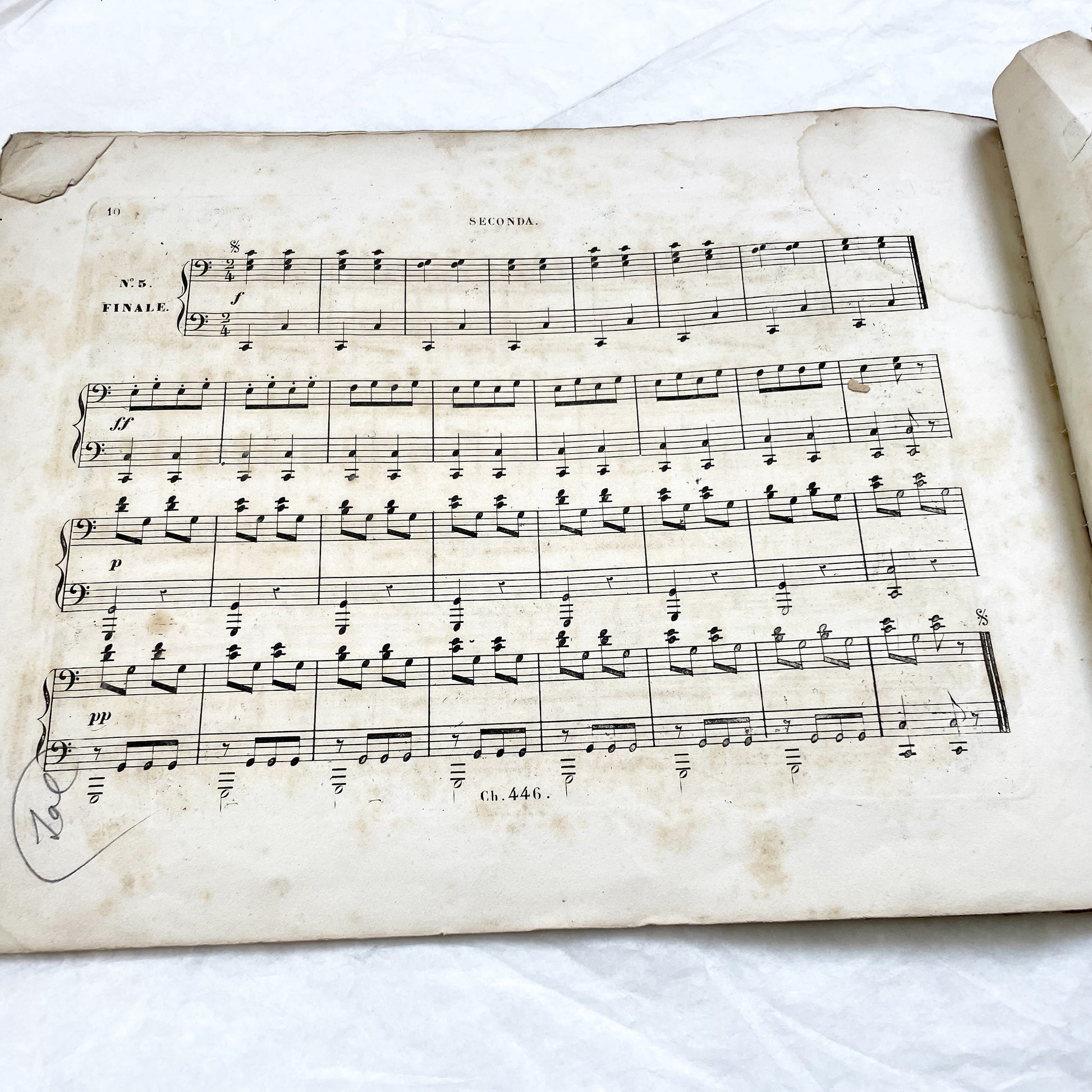 Mid 19th - Children's Piano Sheet Music - Five Quadrilles Collection - Easy Piano Pieces - French Publisher - Antique Musical Score Paris