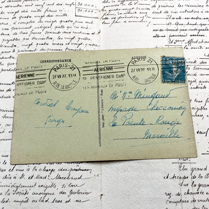 1920s - Vintage Paris Hôtel De Ville Postcard - French City Hall Landmark View - Historic Architectural Print Collectible