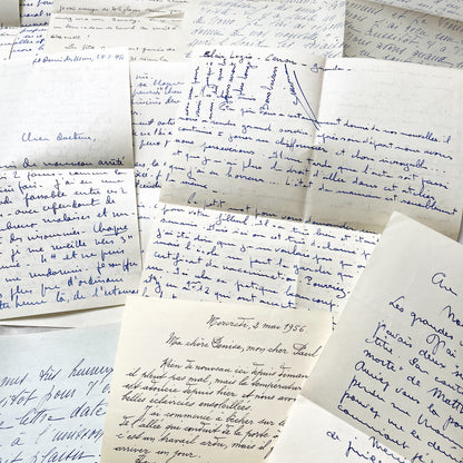 1960s - 10 letters sent to a French doctor during 1960s - Letters with envelopes - The letters he received came from his family, other doctors or chess enthusiasts