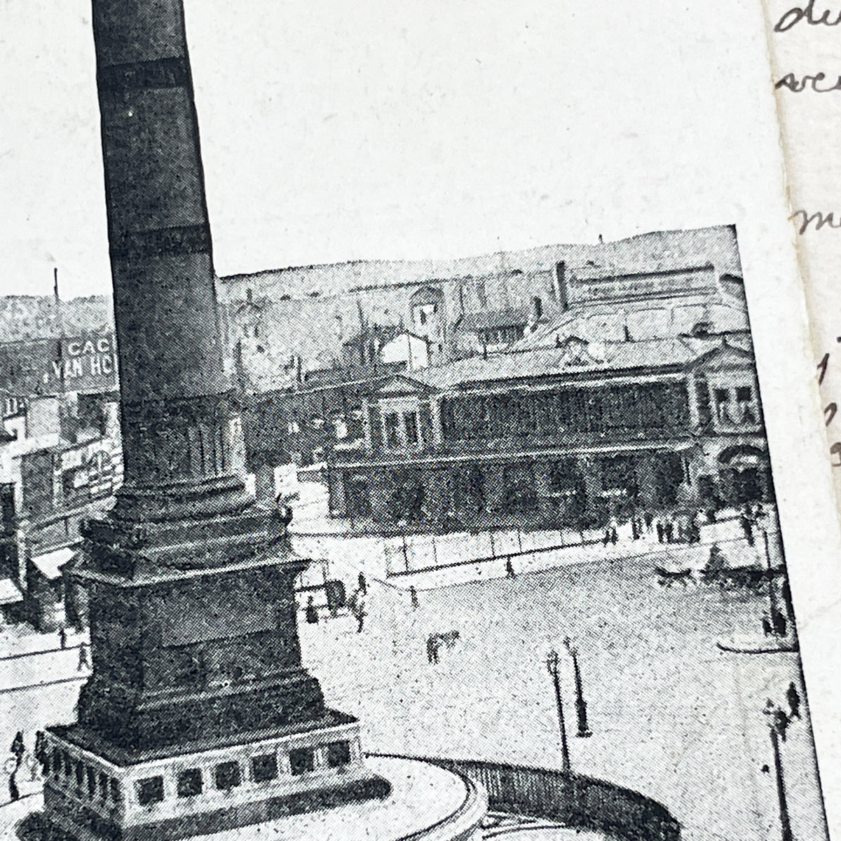 1900s - Paris Bastille Postcard - July Column Monument Photo - Vintage French Landmark Print - Historical Capital Scene