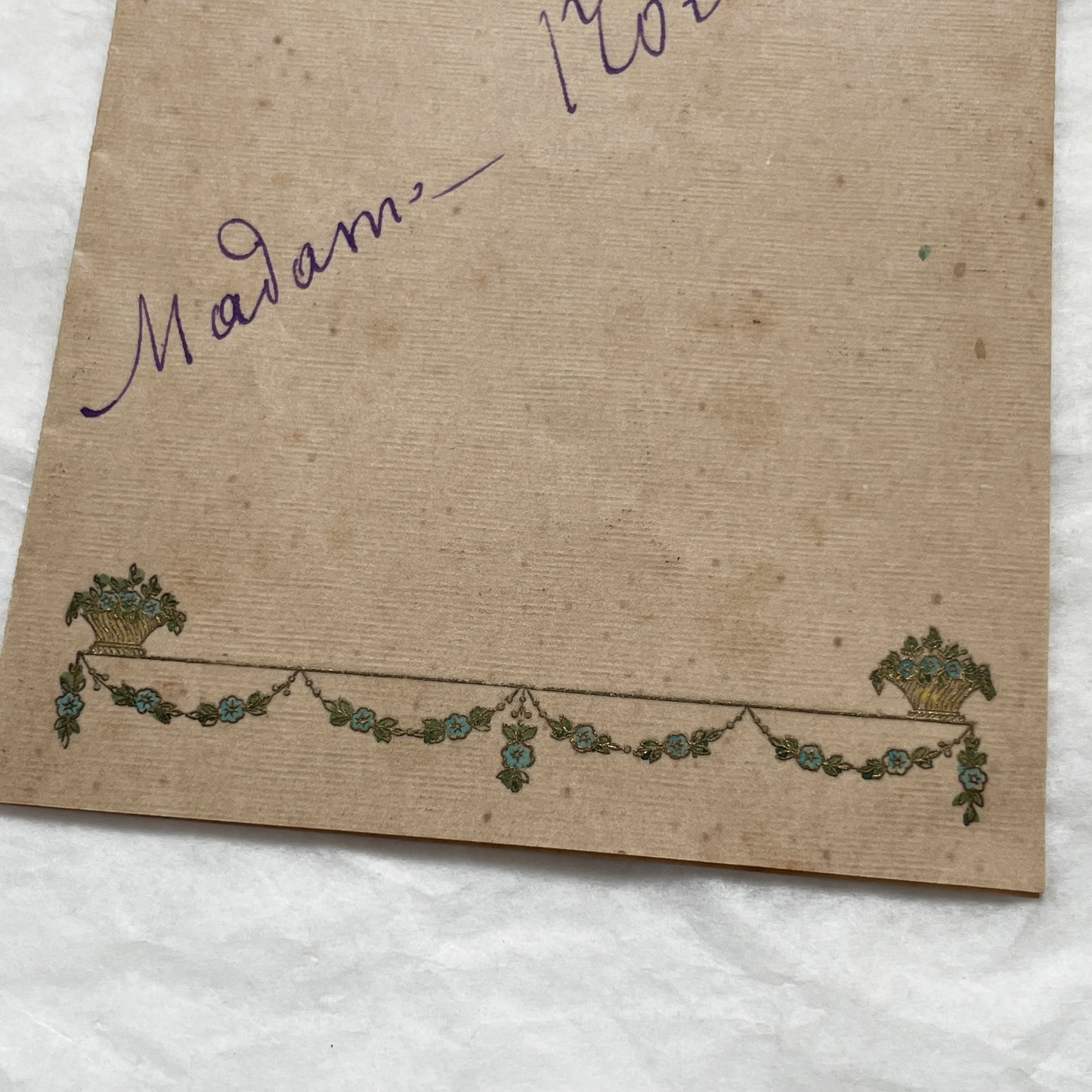1900s - Exquisite French Menu Card - Elegant 1909 Dinner - Vintage Culinary Experience - Historical Fine Dining Memorabilia
