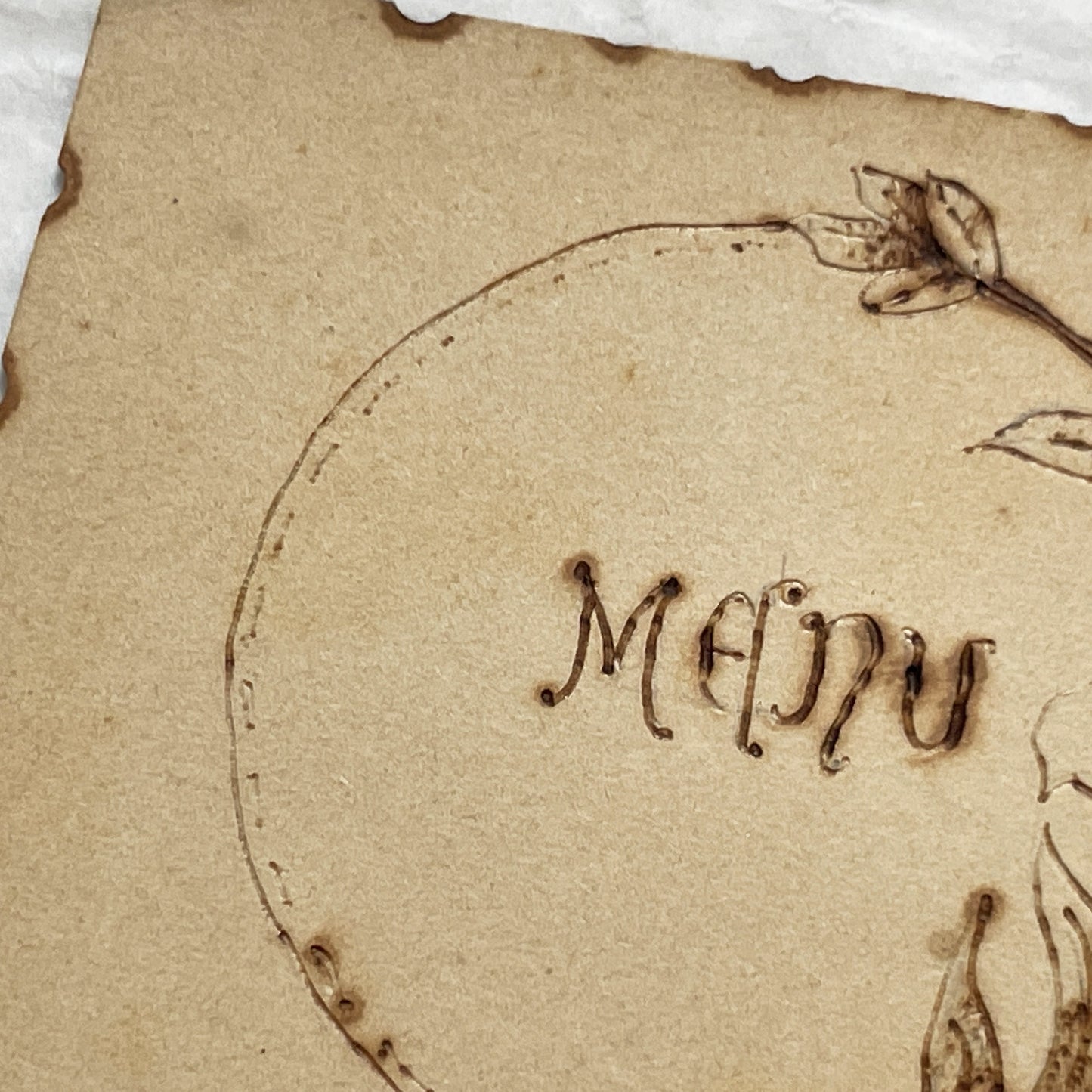 1900s - Handwritten Menu - French Dinner - Early 20th Century Cuisine - Elegant Vintage Dining Experience - Historical Ephemera