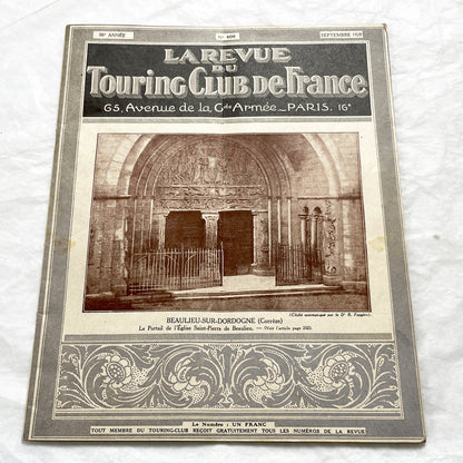 1920s - La Revue du Touring Club de France - Vintage French Magazine - Travel, Tourism & Automobilia - Original Issue