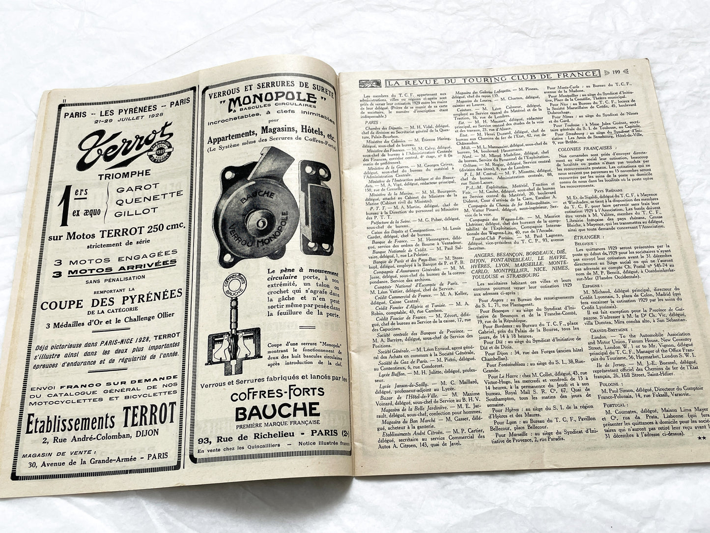 1920s - La Revue du Touring Club de France - Vintage French Magazine - Travel, Tourism & Automobilia - Original Issue