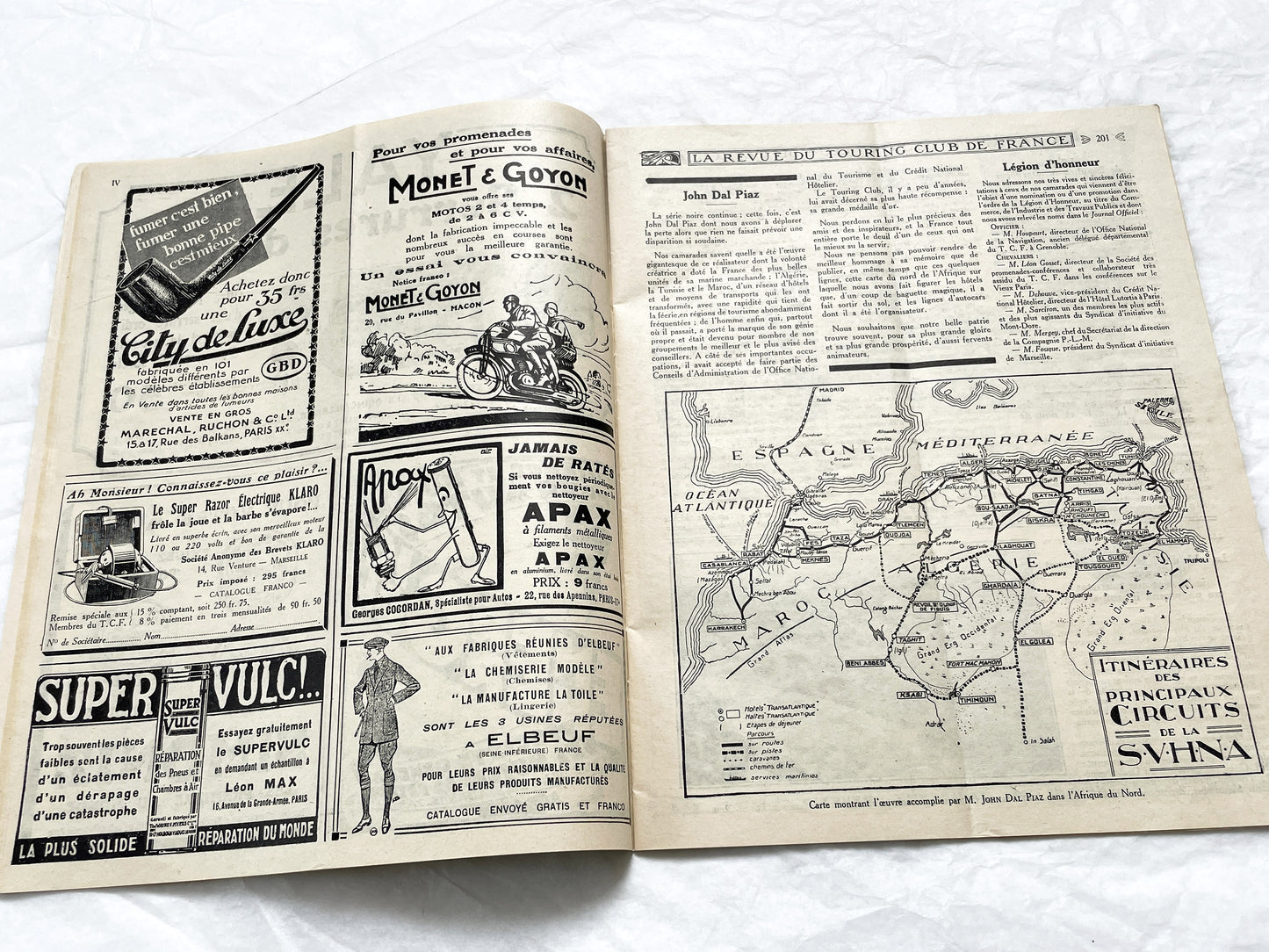 1920s - La Revue du Touring Club de France - Vintage French Magazine - Travel, Tourism & Automobilia - Original Issue