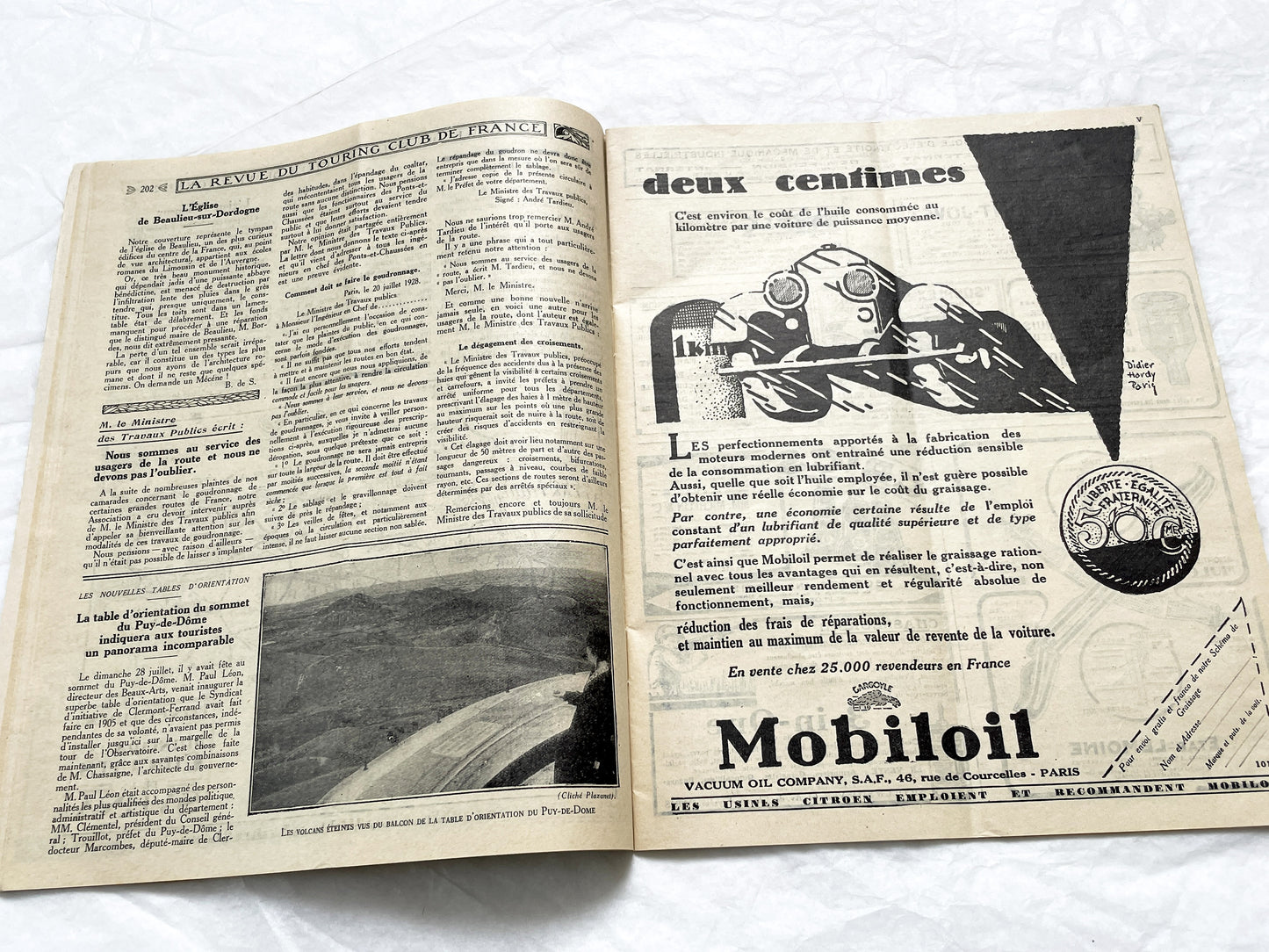 1920s - La Revue du Touring Club de France - Vintage French Magazine - Travel, Tourism & Automobilia - Original Issue