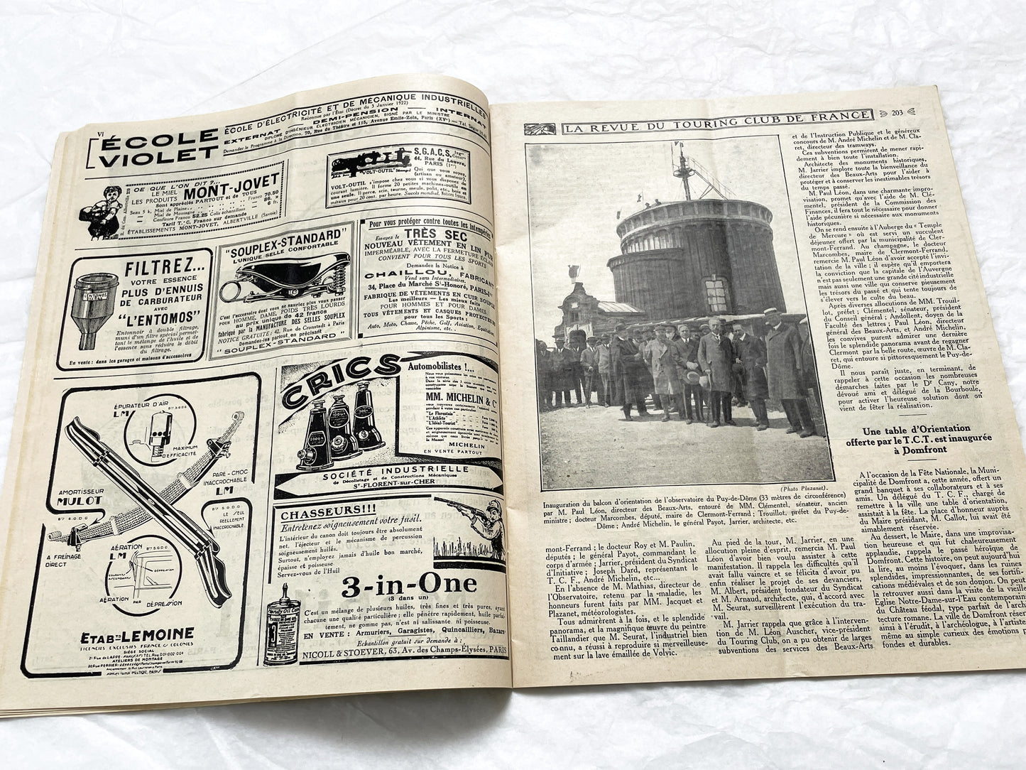 1920s - La Revue du Touring Club de France - Vintage French Magazine - Travel, Tourism & Automobilia - Original Issue