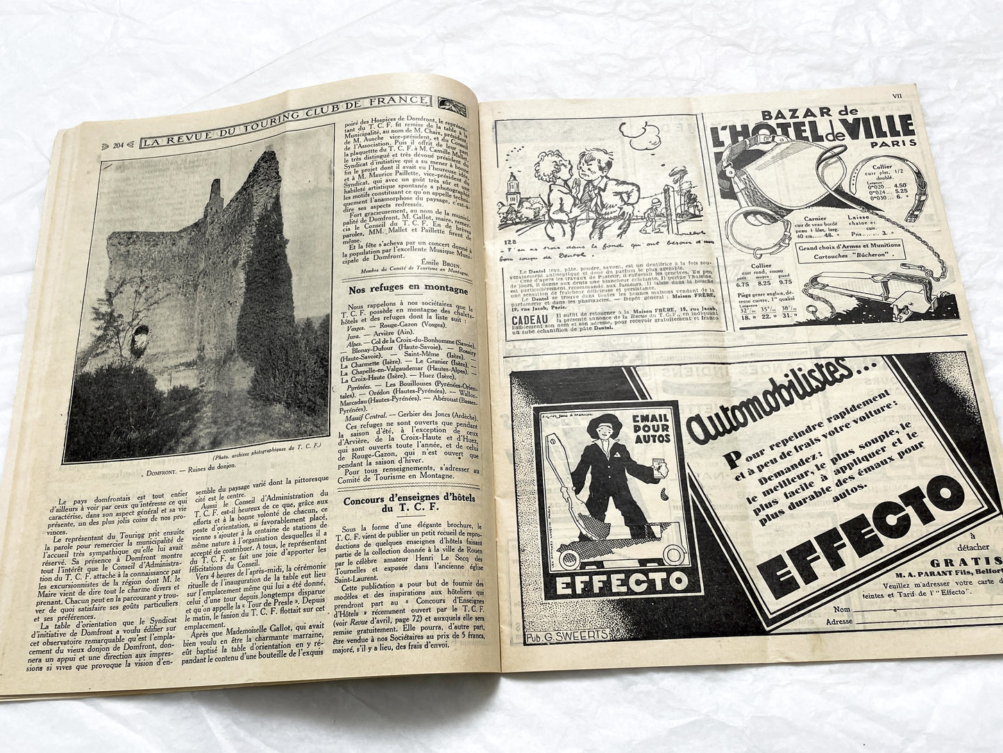 1920s - La Revue du Touring Club de France - Vintage French Magazine - Travel, Tourism & Automobilia - Original Issue